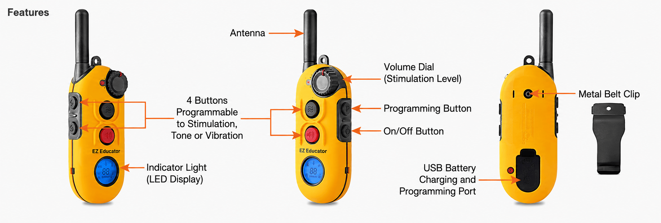 Oval Remote Features