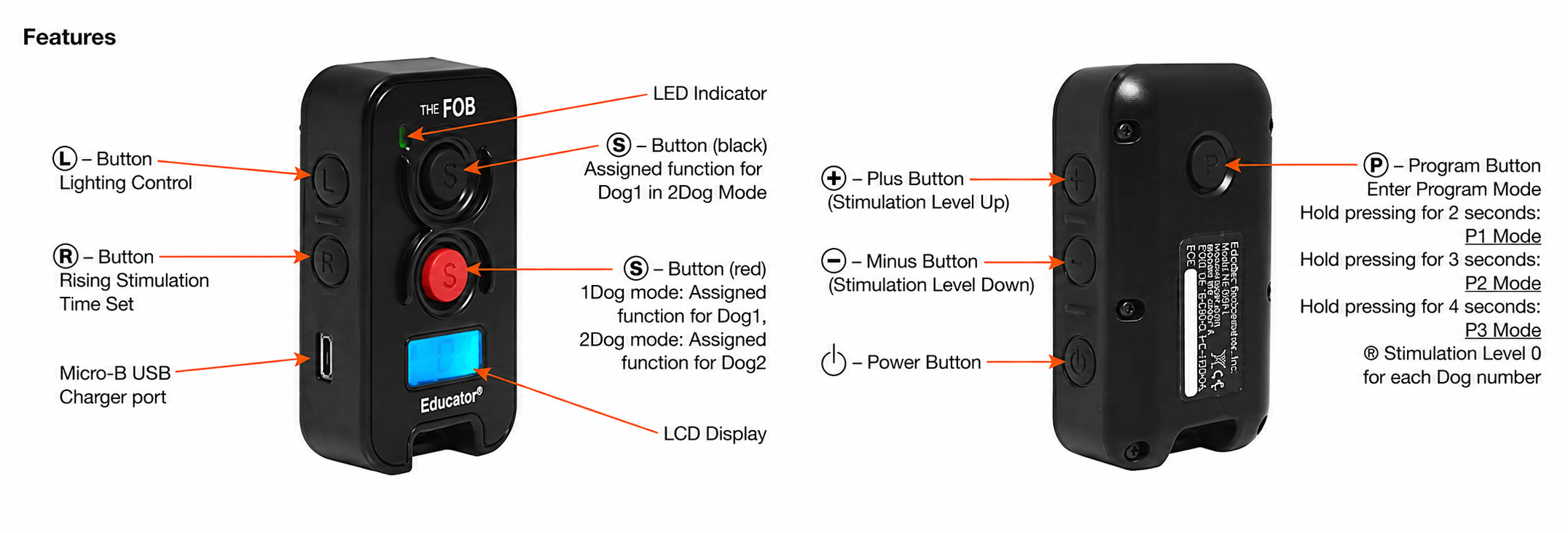 Fob Remote Features